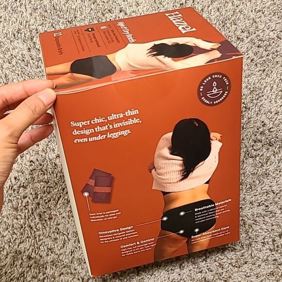 NWT Hazel High & Dry Incontinence Briefs Size Medium 12 Black underwear panties - Picture 4 of 6